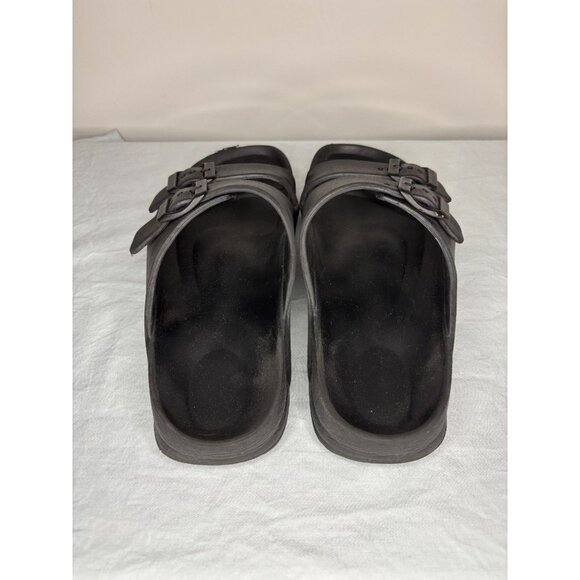 BIRKENSTOCK Arizona Essentials Black Water Sandal Summer Footbed = 9.5" - Picture 6 of 8